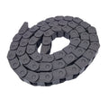 AU Stock 2M 2000mm Black Long Nylon Cable Drag Chain Wire Carrier 10 x 10mm