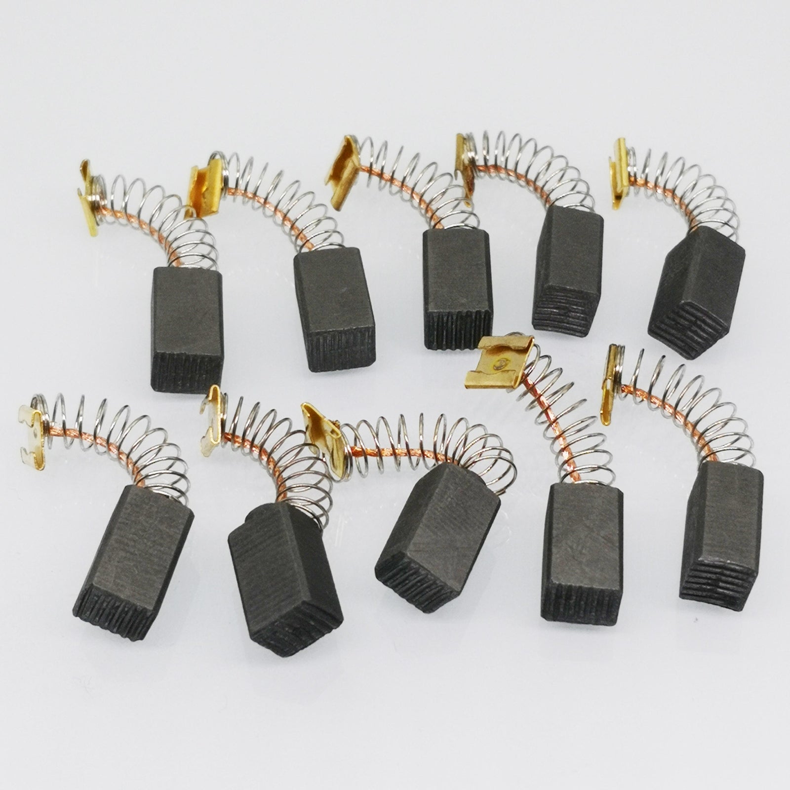 US Stock 10pcs 6.5 x 7.5 x 13.5mm Carbon Brushes Motor Brush Set Replacement #41