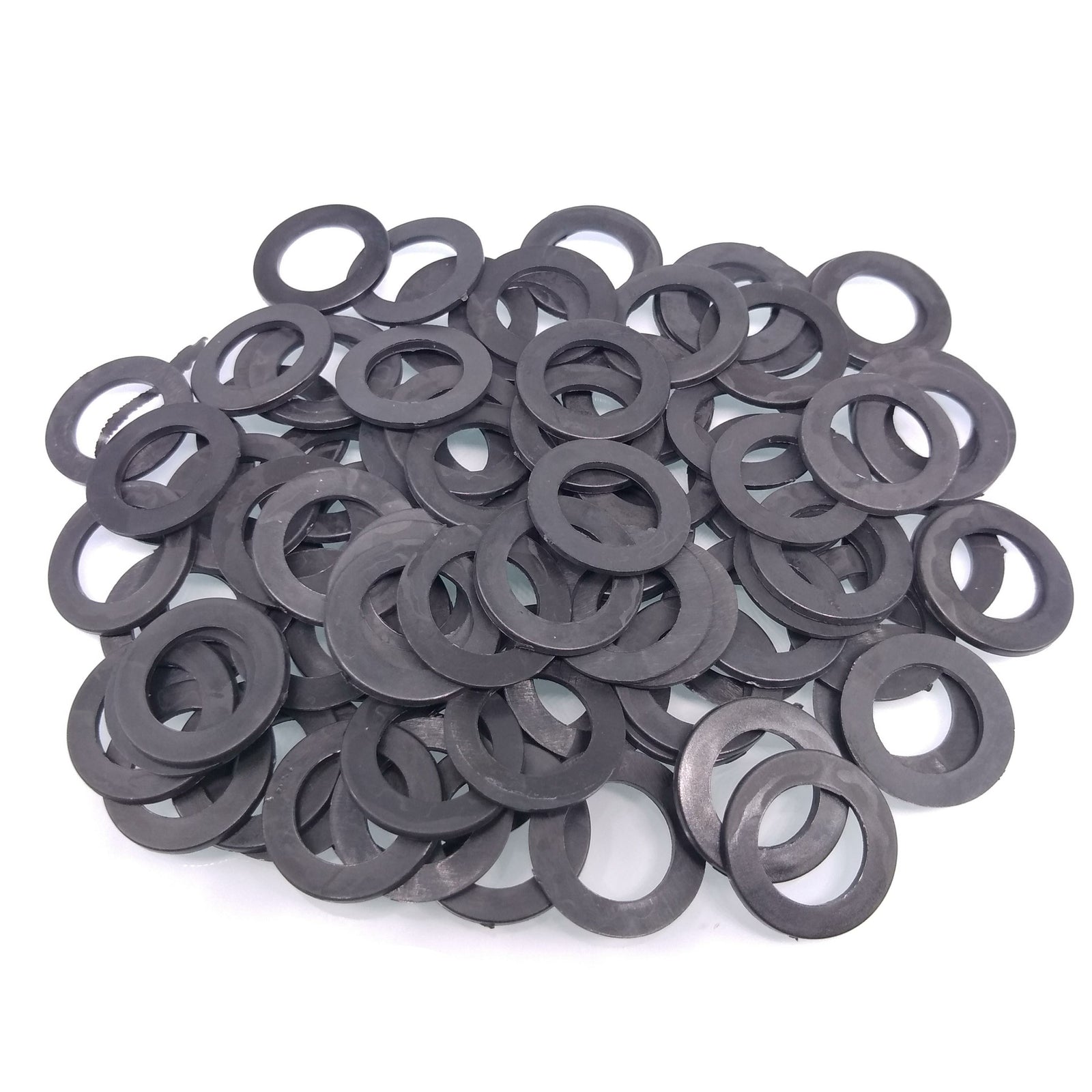 500pcs M12 Black Nylon Flat Washers