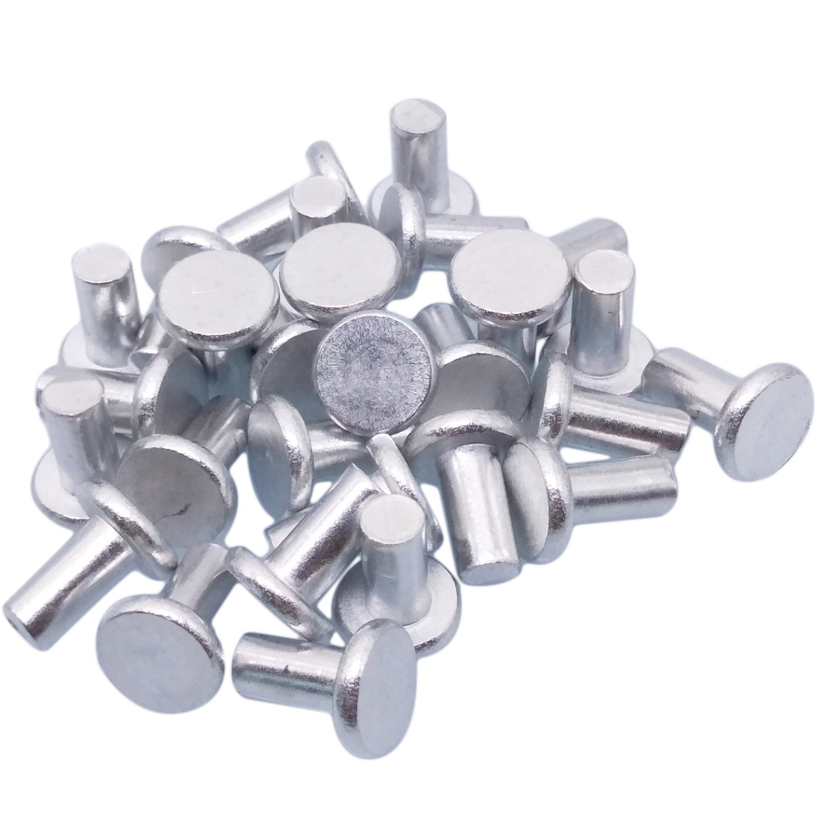 AU Stock 100x 5mm Dia 10mm Shank CSK Flat Countersunk Head Aluminum Solid Rivets