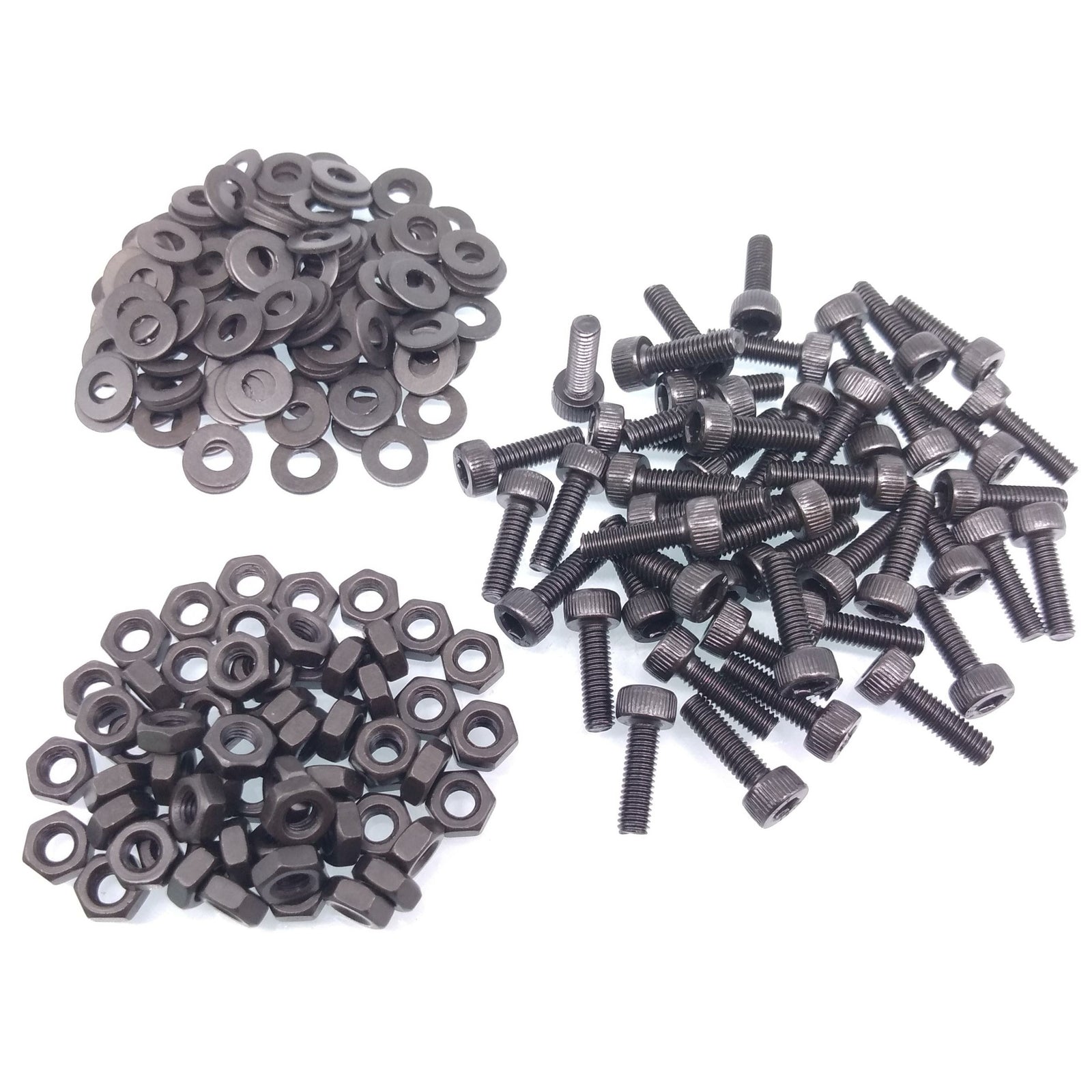200x M3 x 10mm Socket Head Cap Screws Alloy Steel Allen Socket Drive Nuts Washer