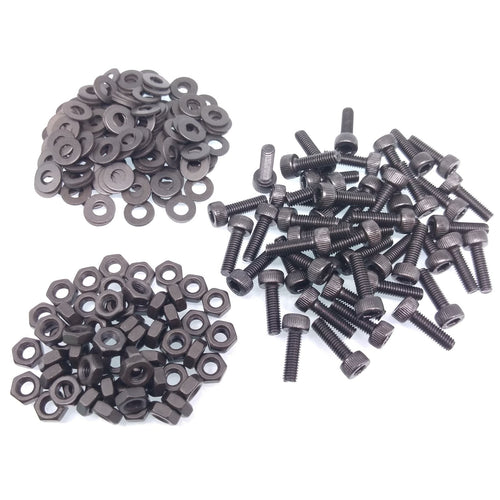 200x M3 x 10mm Socket Head Cap Screws Alloy Steel Allen Socket Drive Nuts Washer