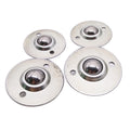 US Stock 4pcs Dia 5/8" Ball Metal Transfer Bearing Unit Conveyor Roller CY-15B