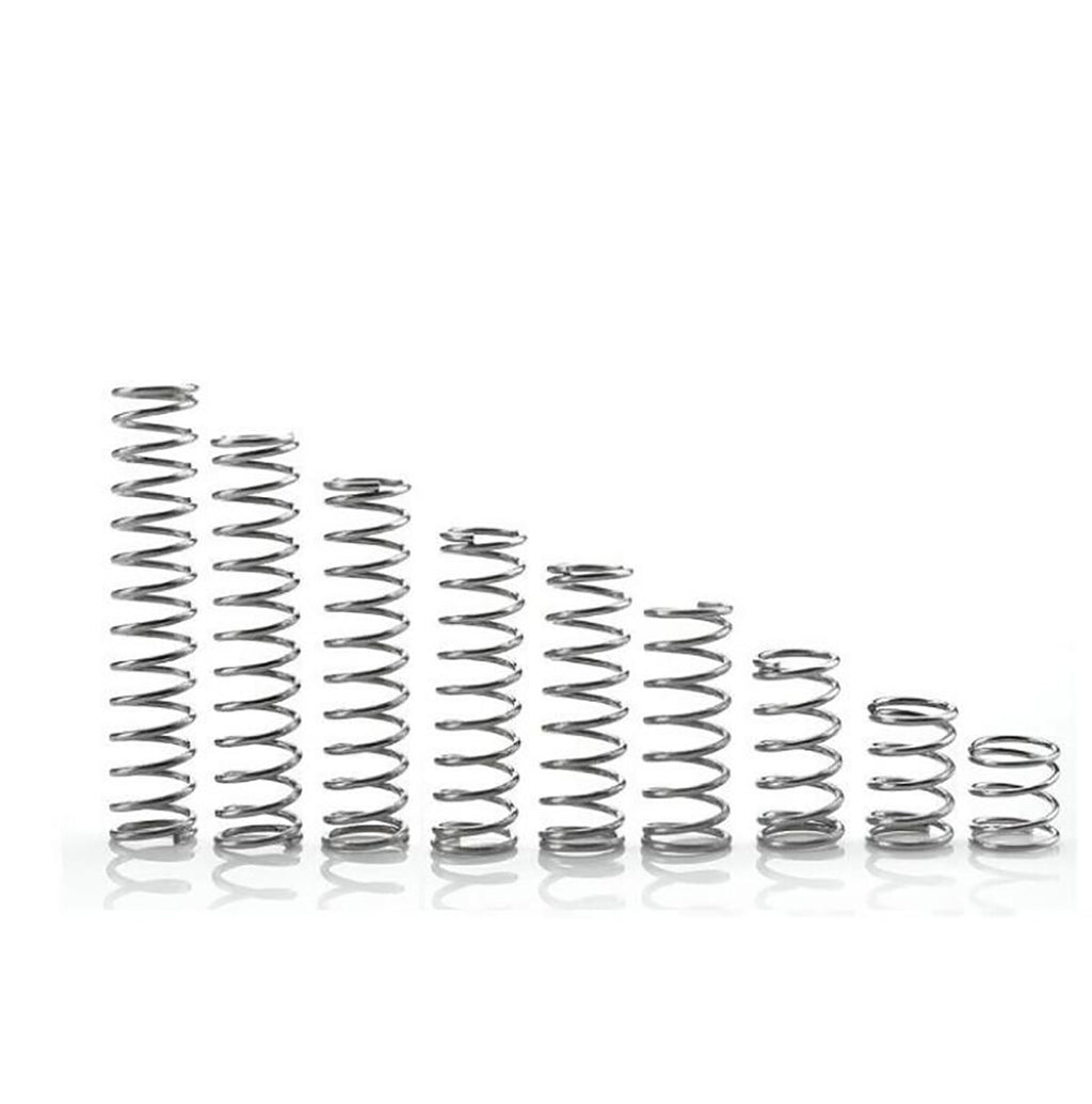10x Wire Dia 0.2mm Compression Pressure Spring OD 1.5mm L 5mm Stainless Steel A2