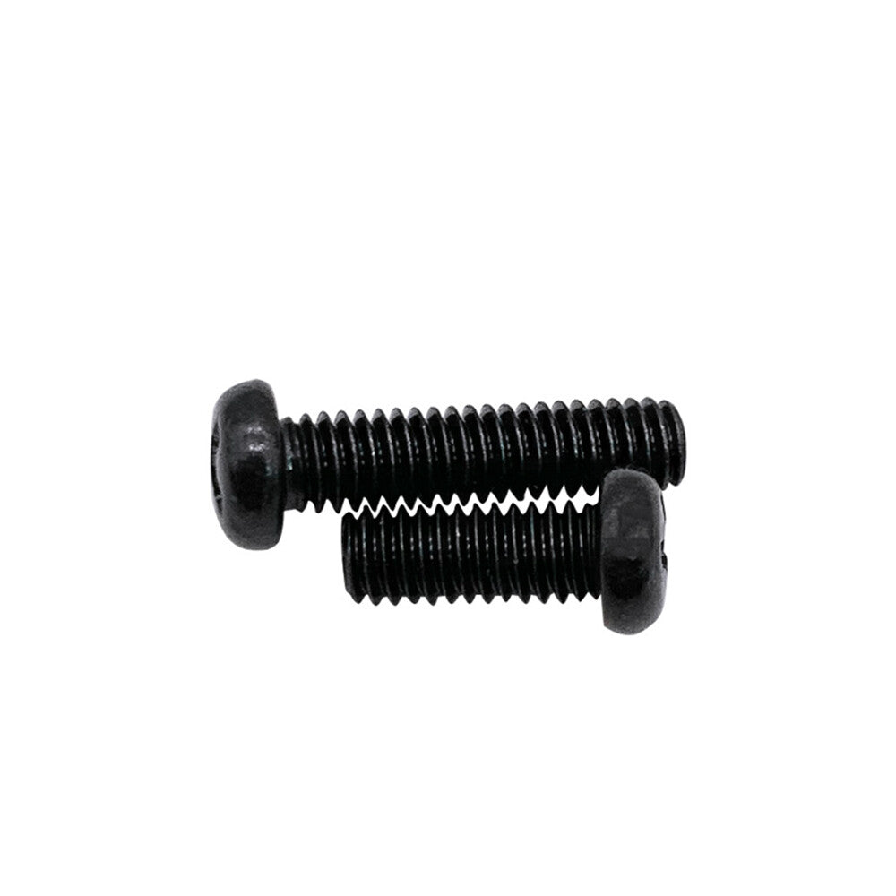 500pcs Black 304 Stainless Steel Phillips Cross Pan Head Small Screws M2.5 x 5mm