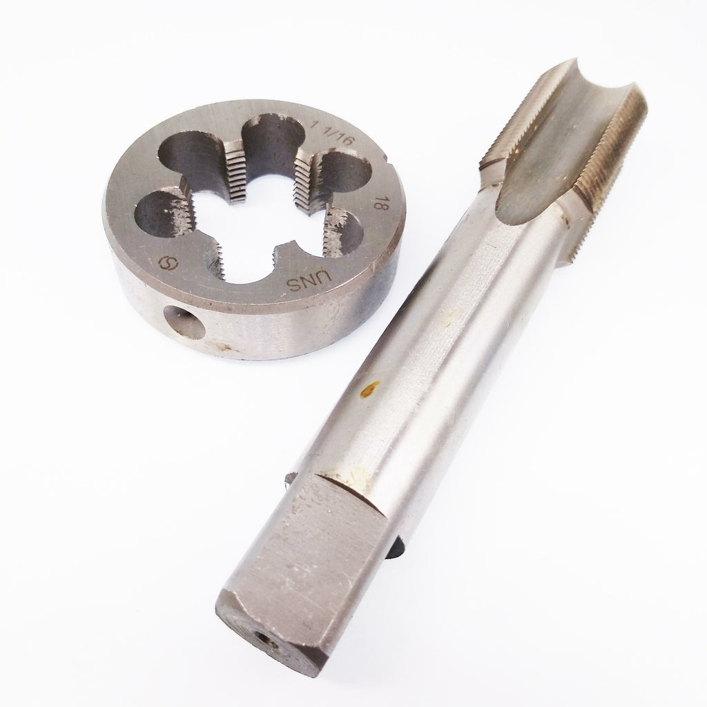 US Stock HSS 1 1/16"-18 UNEF Tap & 1 1/16"-18 UNS Die Right Hand