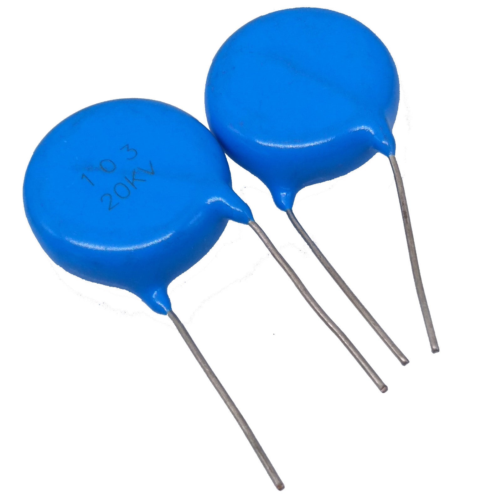 5pcs Ceramic Disc Capacitors 10000pf 10nf 0.01uf 103 20000V 20KV