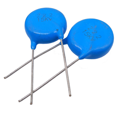 10pcs Ceramic Disc Capacitors 2200pf 1nf 0.0022uf 222 15000V 15KV