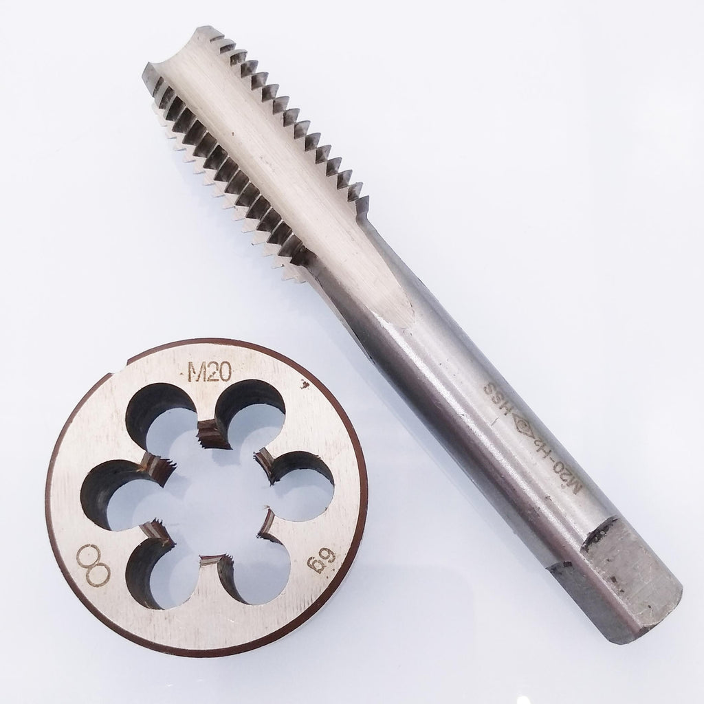 US Stock HSS M20 x 2.5mm Tap & M20 x 2.5mm Die Metric Thread Right Hand