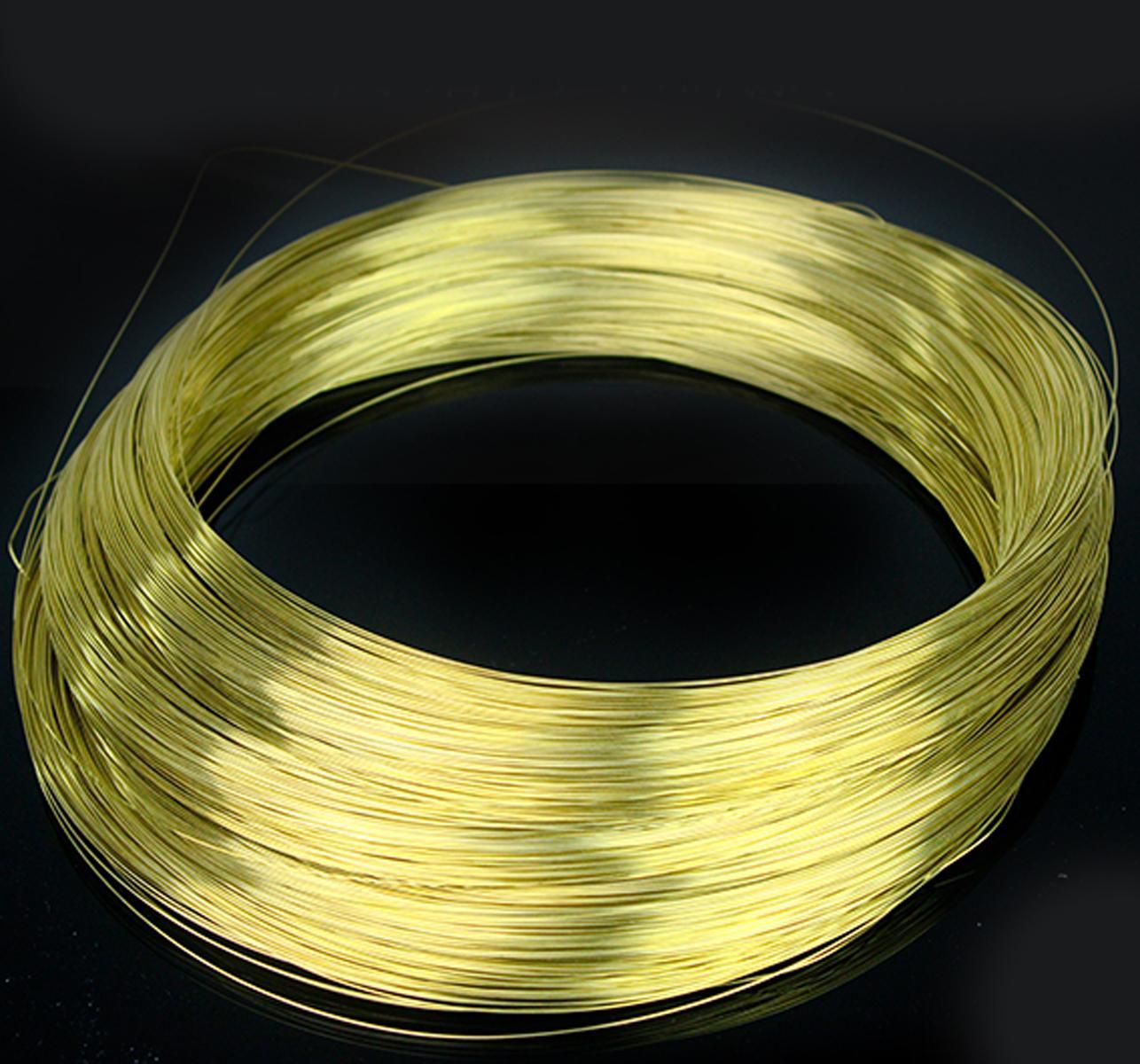 US Stock 20 Feet 18 AWG Diameter 1mm H62 Brass Round Wire
