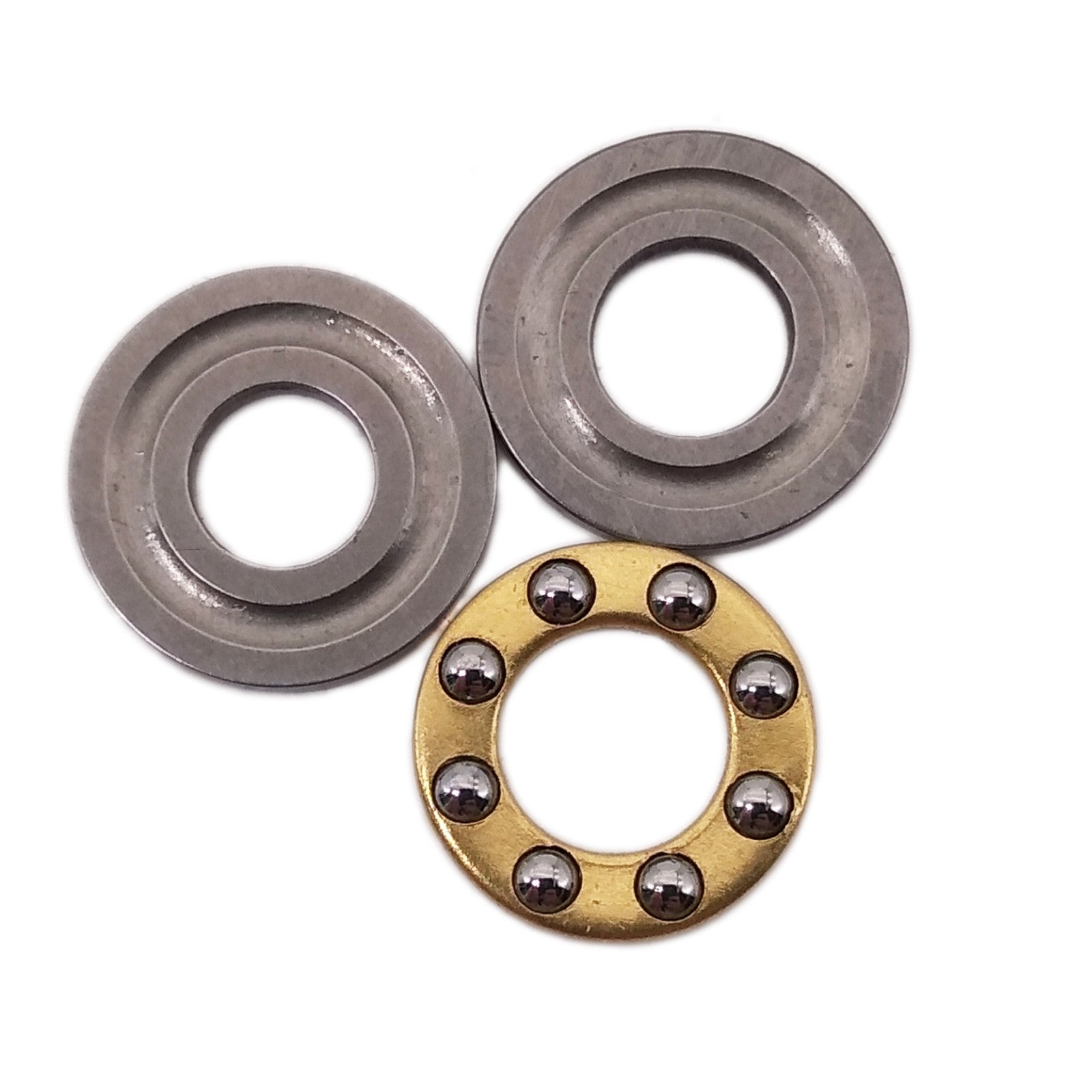 US Stock 10pcs F6-14M Axial Ball Thrust Bearing 3-Parts 6mm x 14mm x 5mm