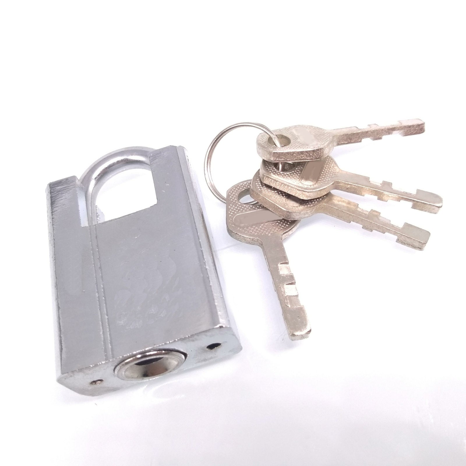 2pcs Anti-Theft Lock Padlock With 4 Keys Height 1.58 inch Width 1.18 inch