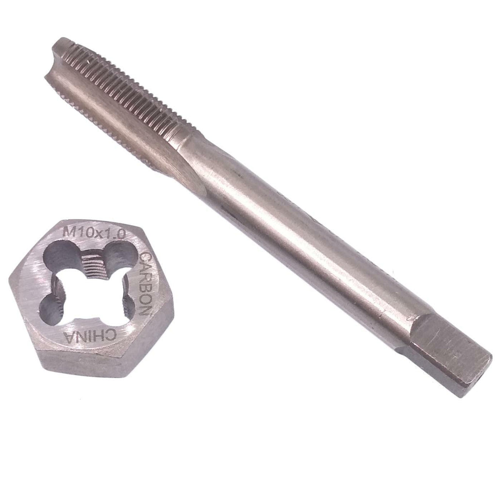 US Stock HSS M10 x 1mm Tap & M10 x 1mm Hexagon Die Metric Thread Right Hand Set