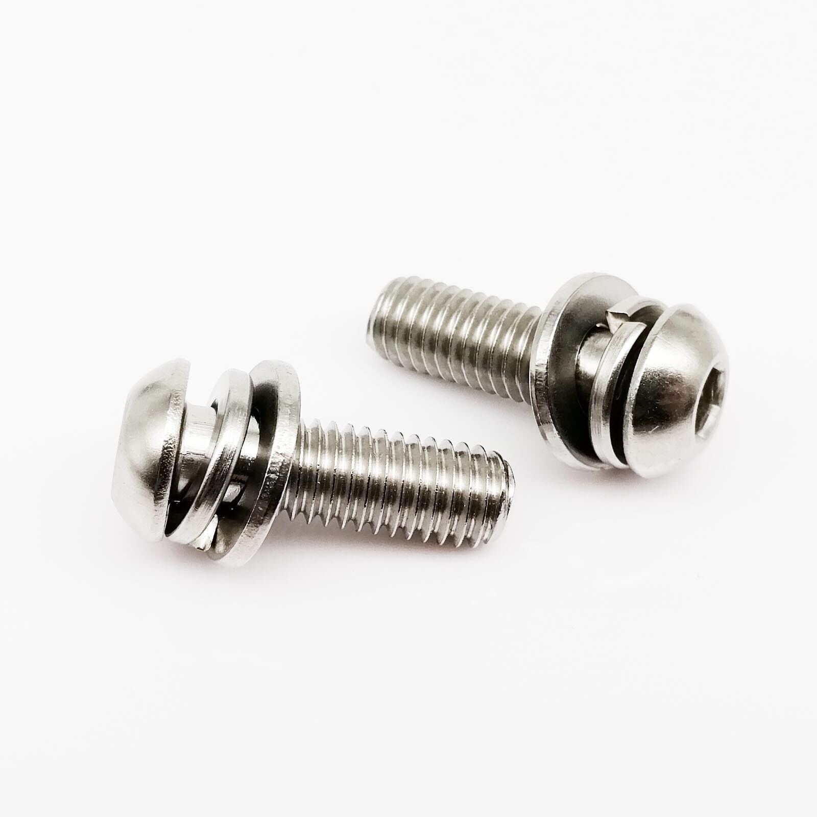 5pcs M8 x 16mm 304 Hexagon Hex Socket Button Head Screw Bolt with Washer Gasket