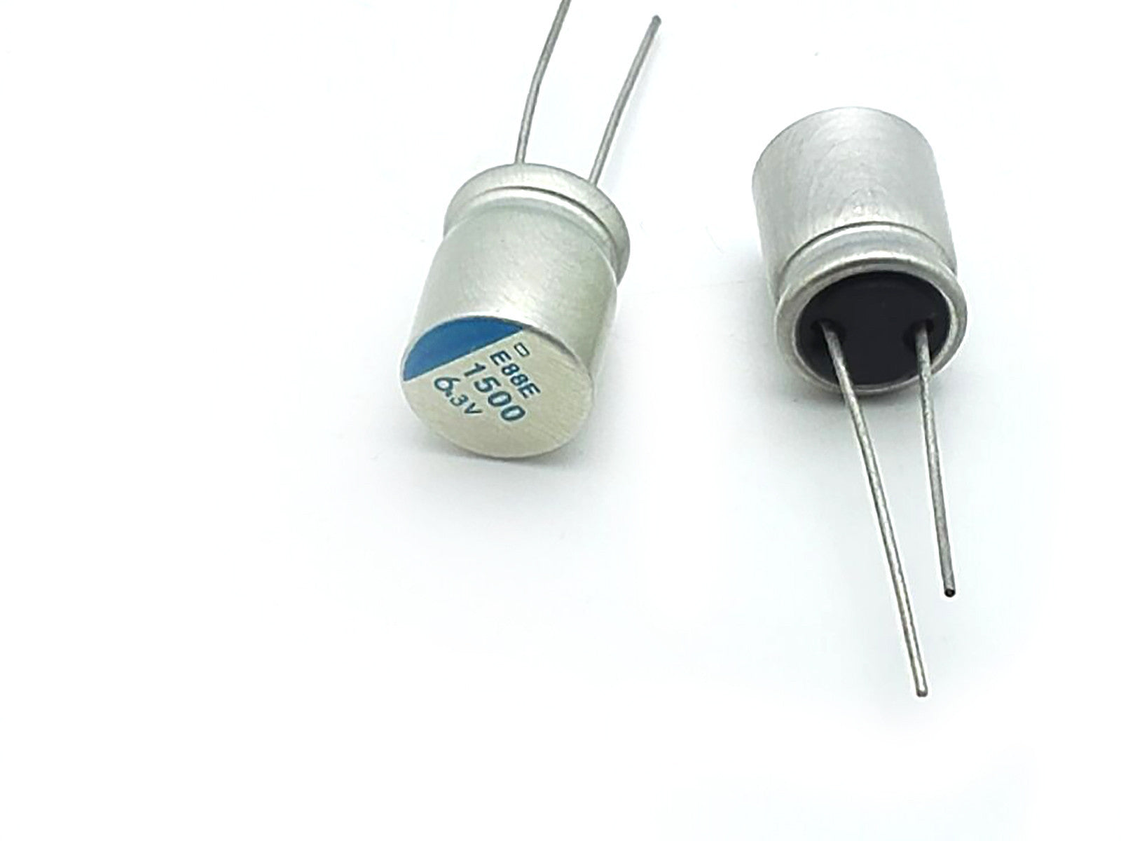 US Stock 10pcs 1500UF 6.3V 10x13mm Solid Aluminum Electrolytic Capacitors