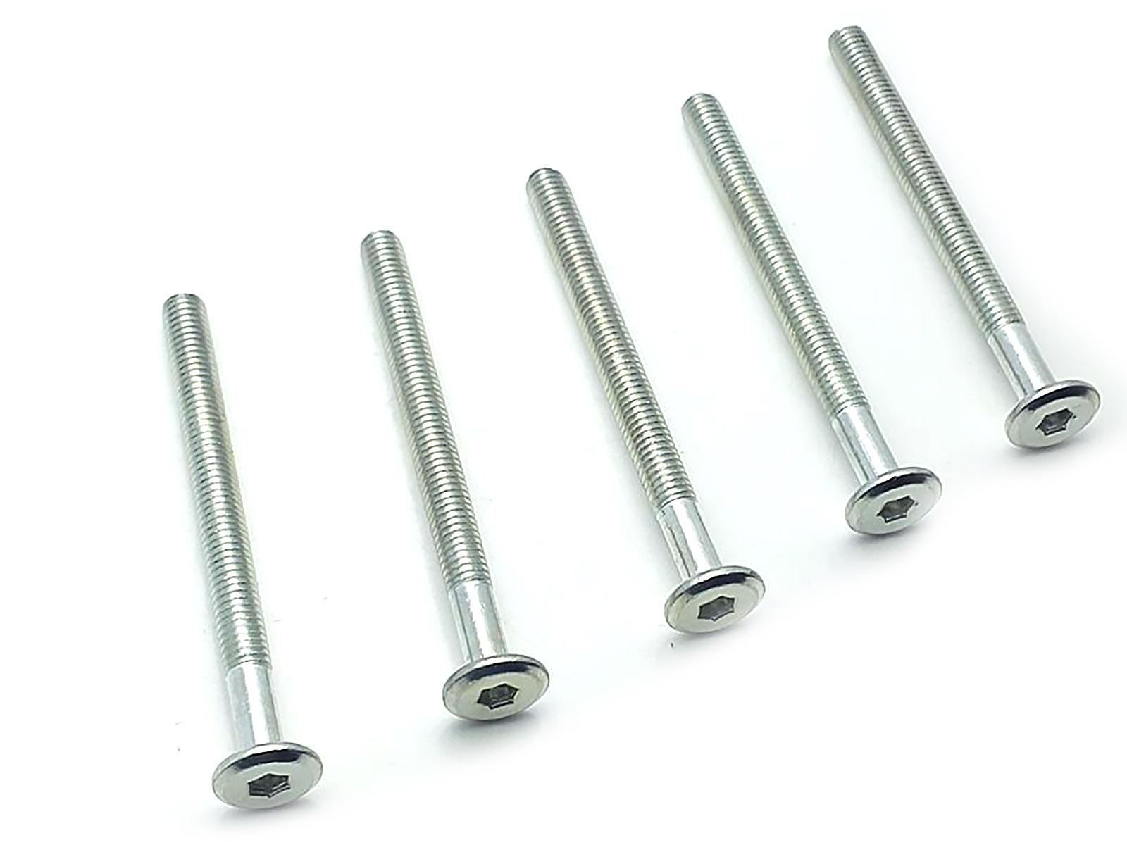 US Stock 10x M6x70mm Furniture SHCS Flat Round Socket Head Cap Screws Allen Bolt