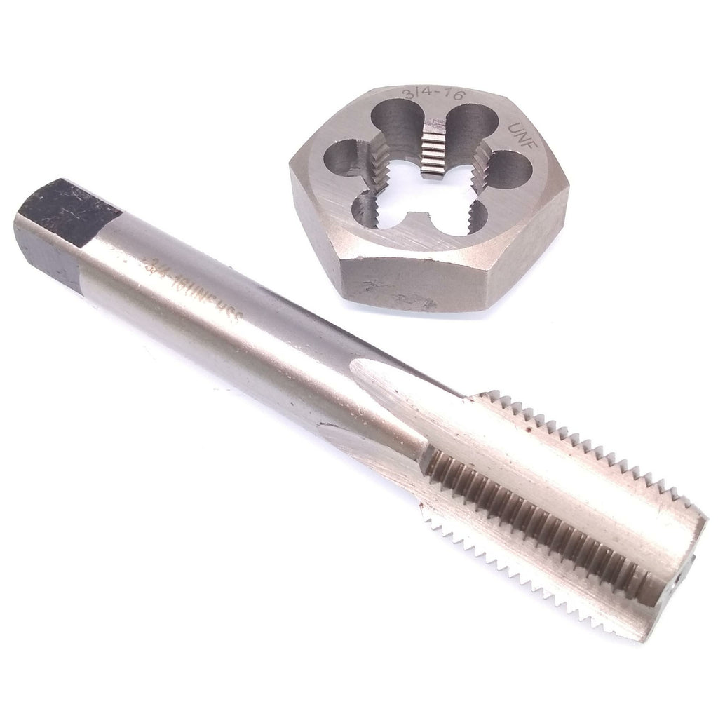 US Stock HSS 3/4-16 Tap & 3/4-16 Hexagon Die Thread Right Hand Set