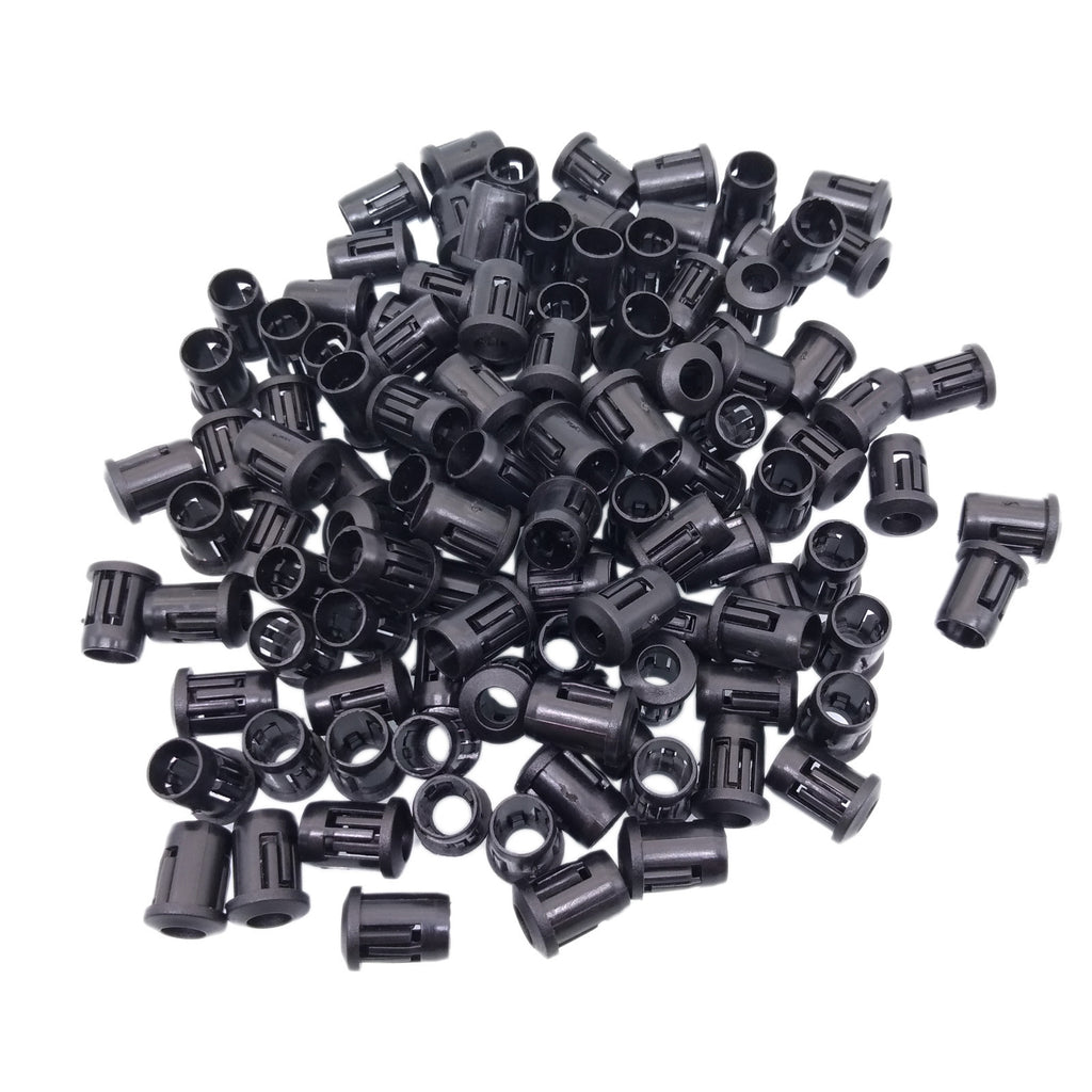 US Stock 100pcs 5mm Black Plastic LED Clip Holder Case Cup Mounting