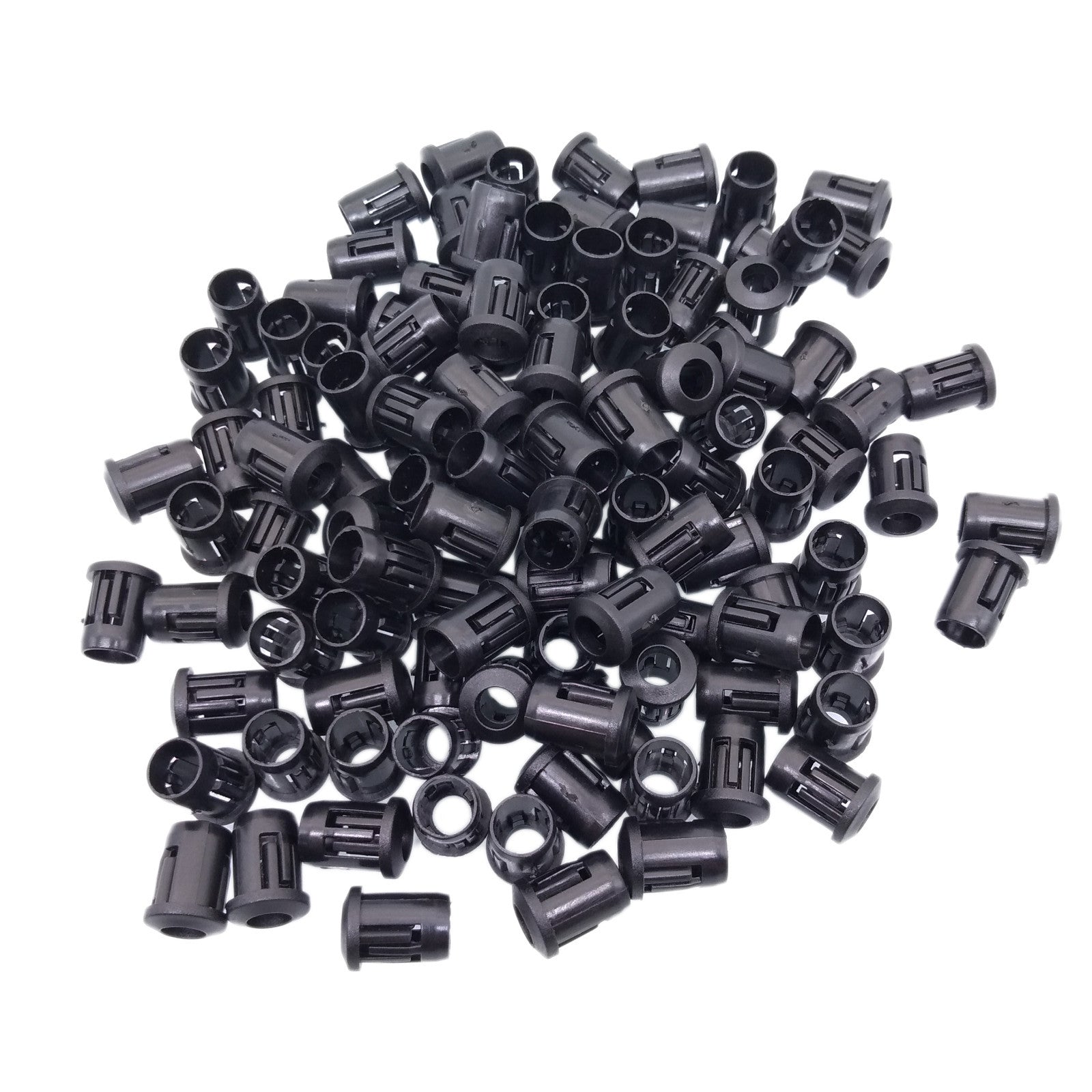 US Stock 100pcs 5mm Black Plastic LED Clip Holder Case Cup Mounting