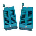 AU Stock 2x 24 Pin 2.54mm ZIF ZIP IC Test DIP Board Socket Universal 224-6182