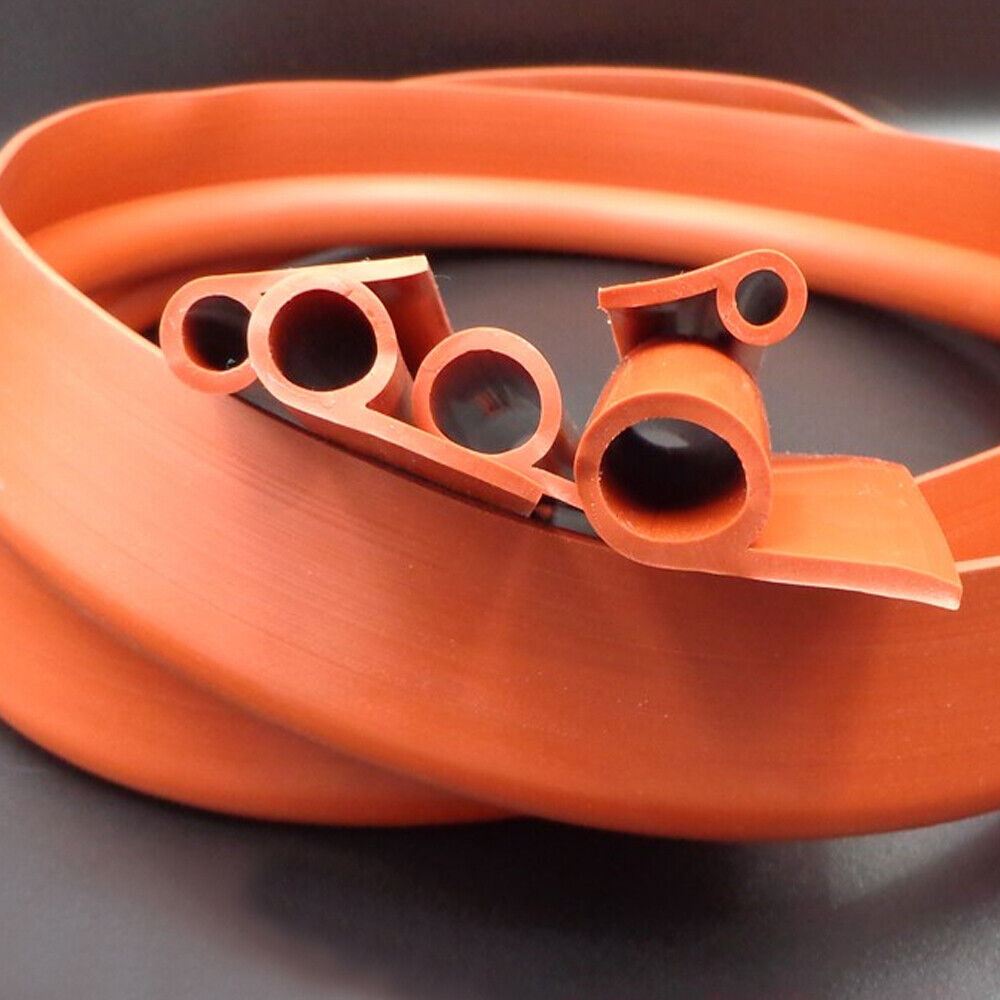 Silicone Rubber P Profile Gaskets Seal Tape Strip Replace 6x10x24mm Length 5m