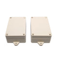 US Stock 2pcs Plastic Project Box Electronic Enclosure Case DIY 40 x 68 x 100mm