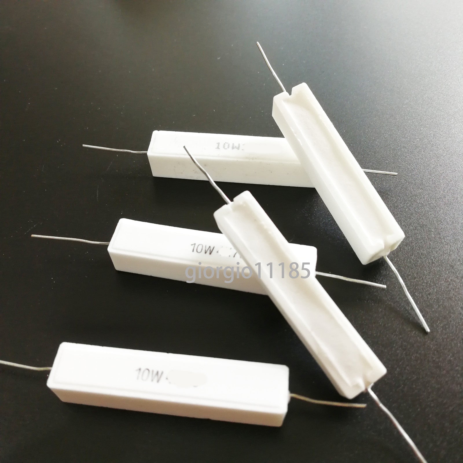 AU Stock 5pcs 750 ohm 750RΩJ 10 watt Axial Ceramic Cement Power Resistor 10W