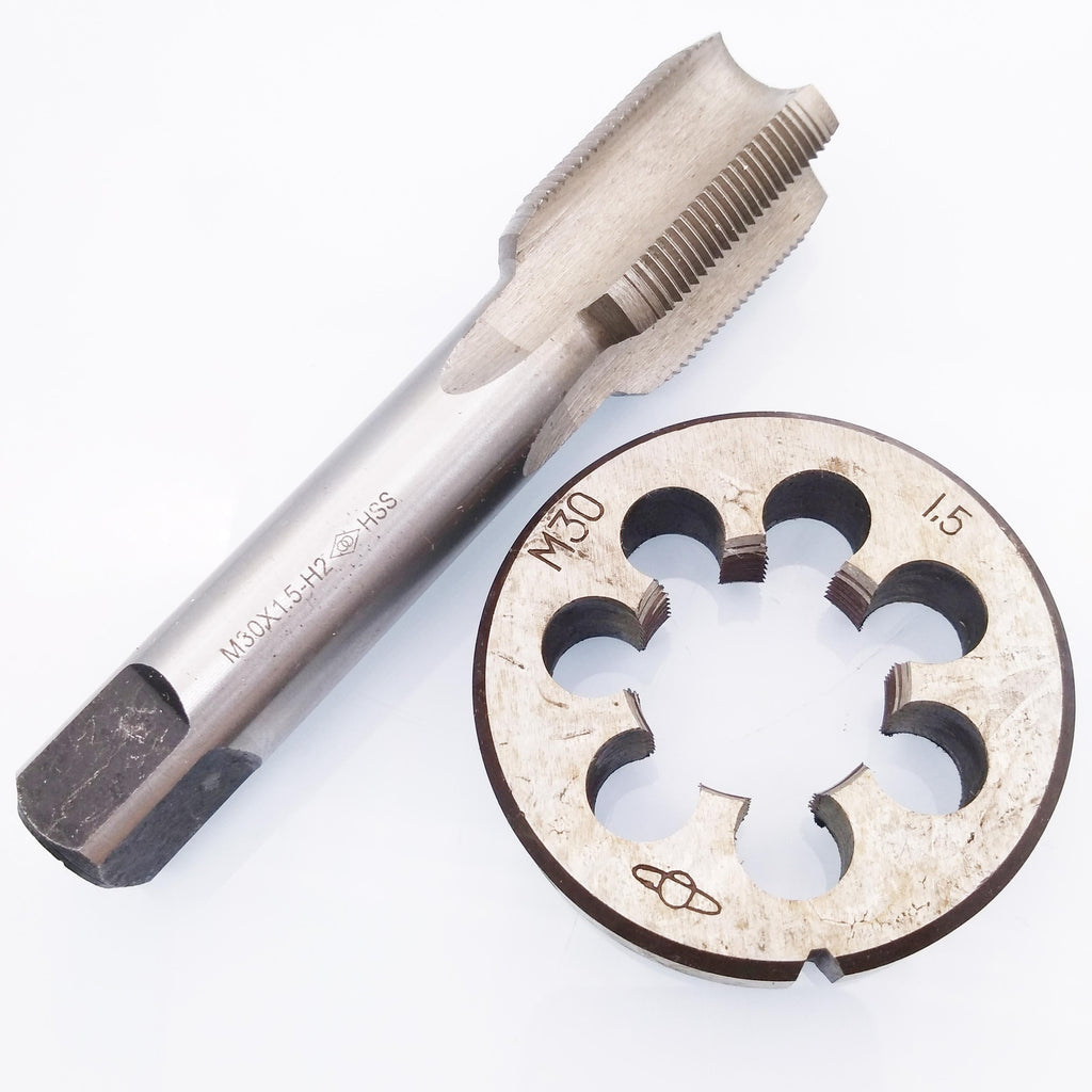 HSS M30 x 1.5mm Tap & M30 x 1.5mm Die Metric Thread Right Hand