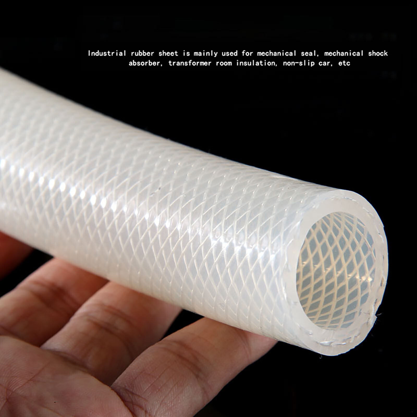 4 x 9mm 5M Food-safe silicone hose braided hose High pressure resistance of 20kg