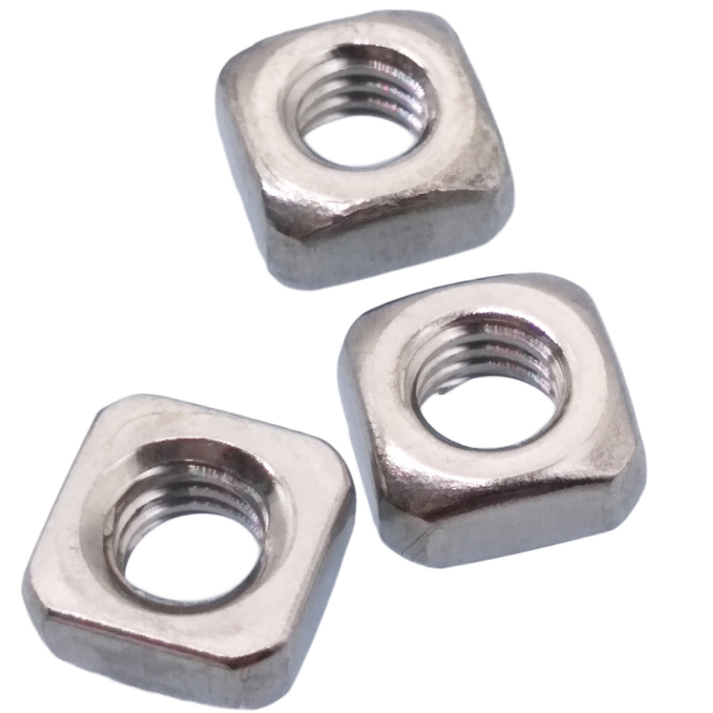 US Stock 20x M4 4mm Stainless Steel A2 Square Nuts For Metric Screws Bolt DIN557
