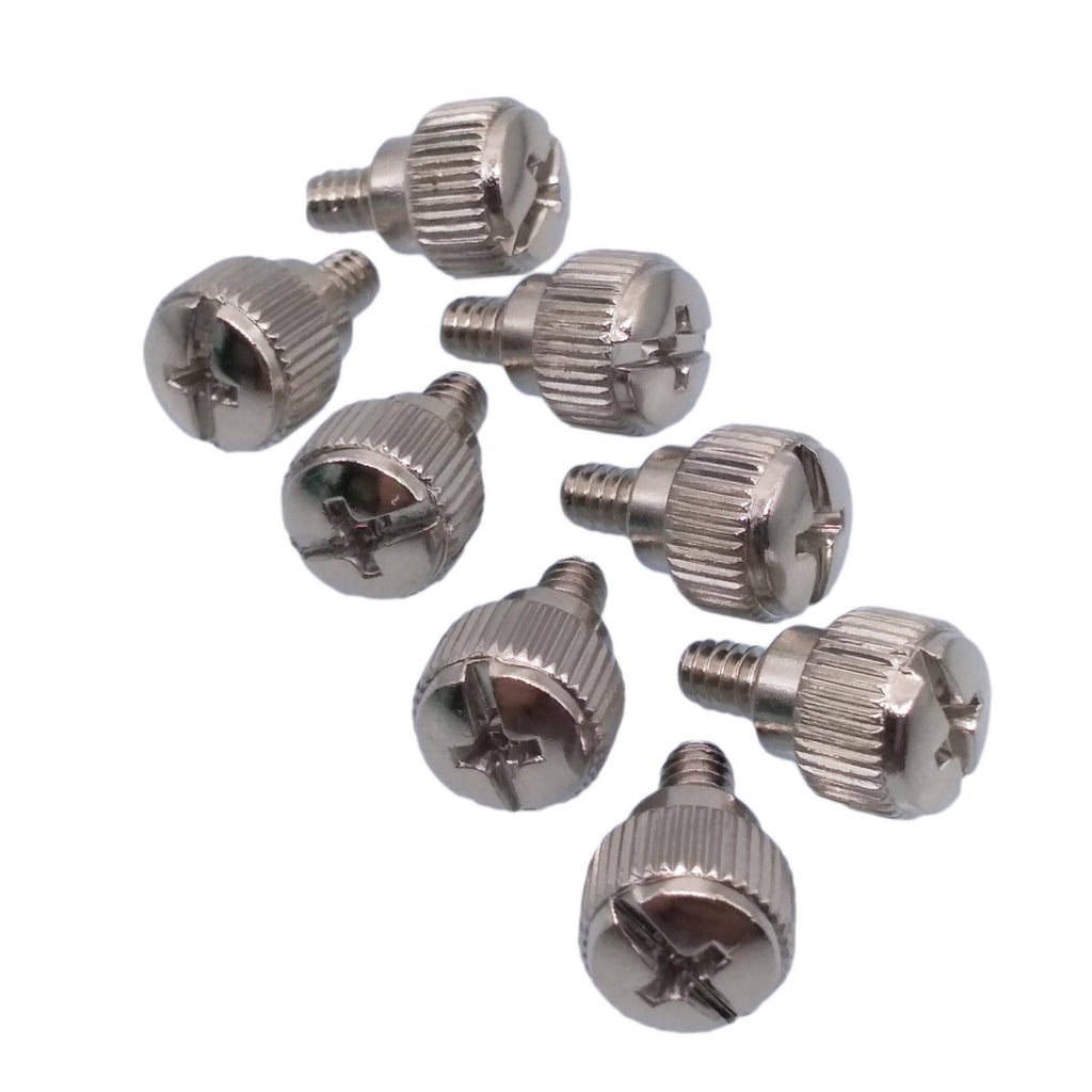 US Stock 8pcs 6#-32 x 5mm Toolless Thumb Screws For PC Computer Case Power PSU