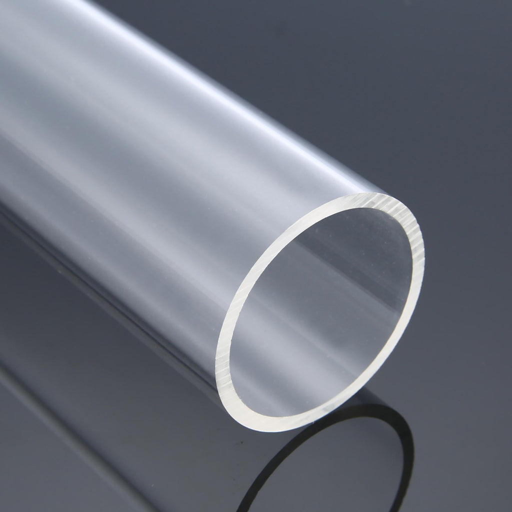 AU Stock 8pcs 6mm OD 3mm ID 250mm Long Clear Acrylic Plastic Tube Pipe