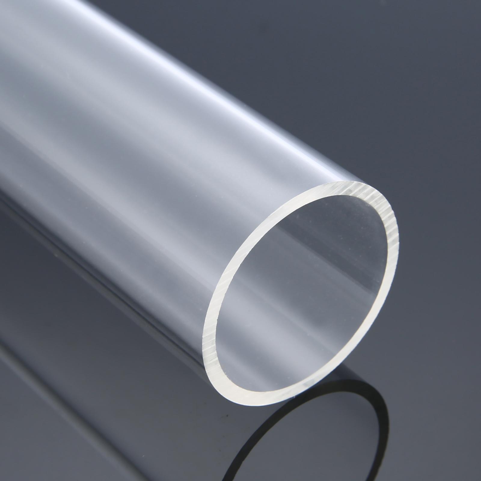 AU Stock 8pcs 6mm OD 3mm ID 250mm Long Clear Acrylic Plastic Tube Pipe