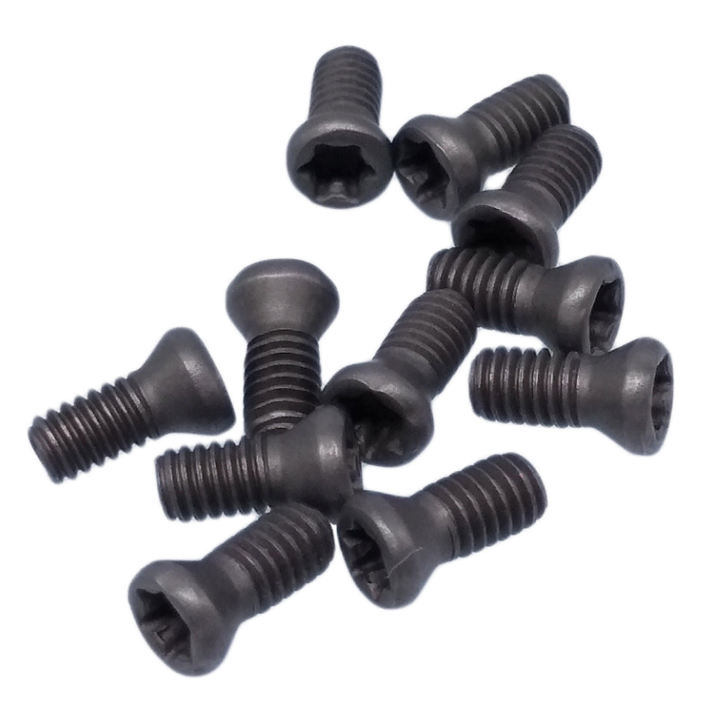 US Stock 10x M2.5 x 6mm Insert Torx Screw For Replaces Carbide Inserts CNC Lathe