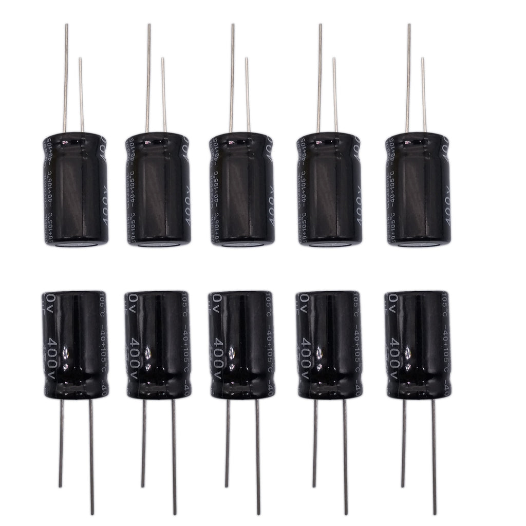 US Stock 10pcs Electrolytic Capacitors 47uF 47mfd 400V +105℃ Radial 16 x 26mm