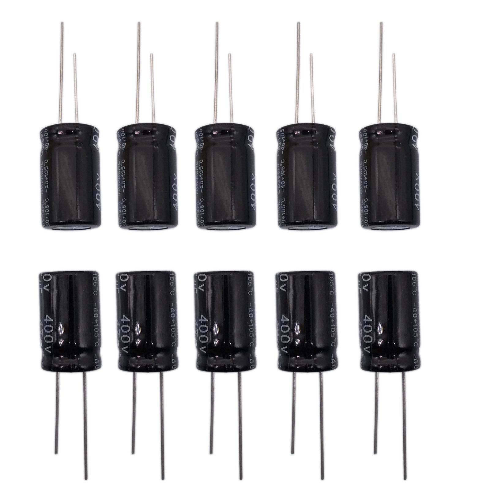US Stock 10pcs Electrolytic Capacitors 47uF 47mfd 400V +105℃ Radial 16 x 26mm