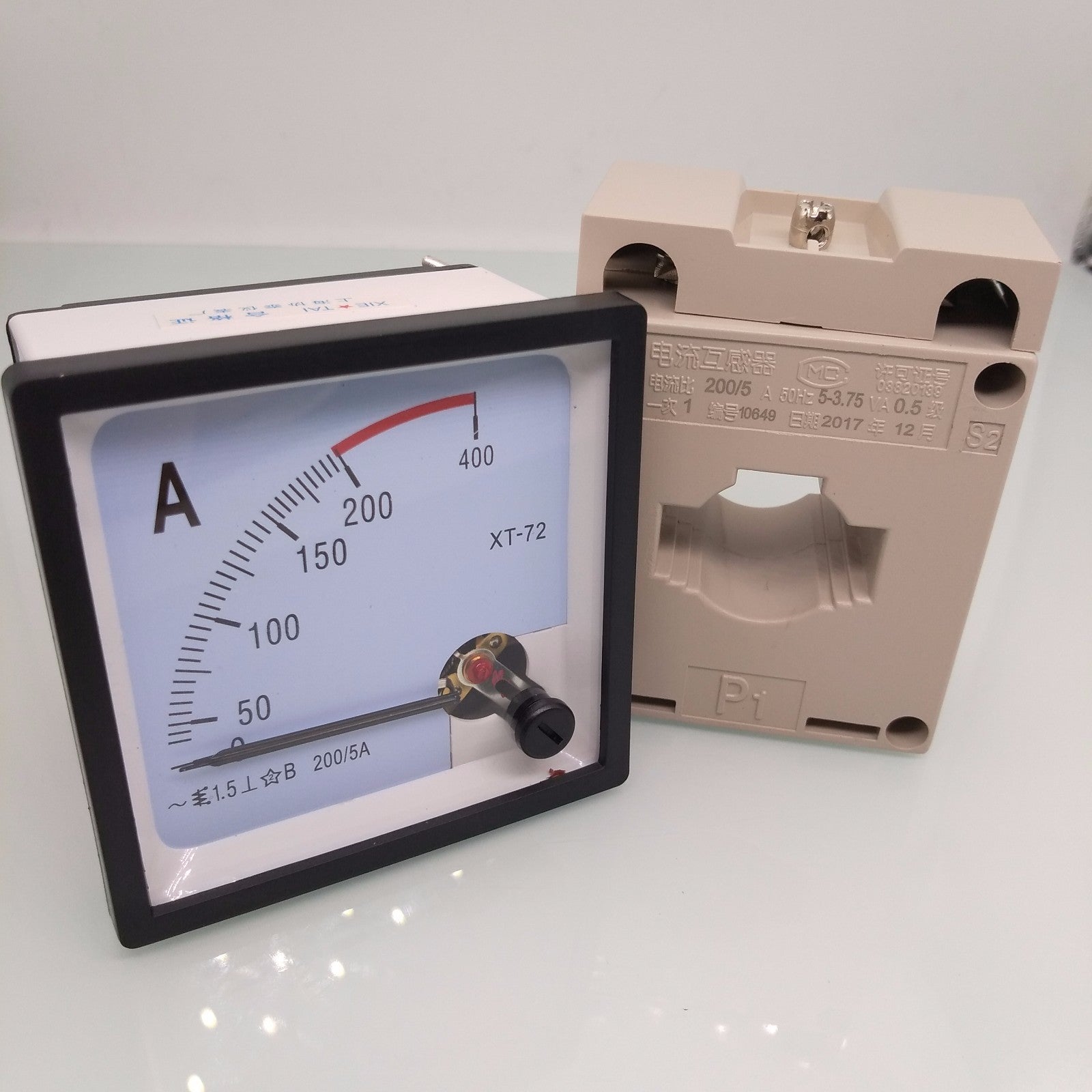 AU Stock AC 0~200A Analog AMP Current Panel Meter Ammeter & Current Transformer