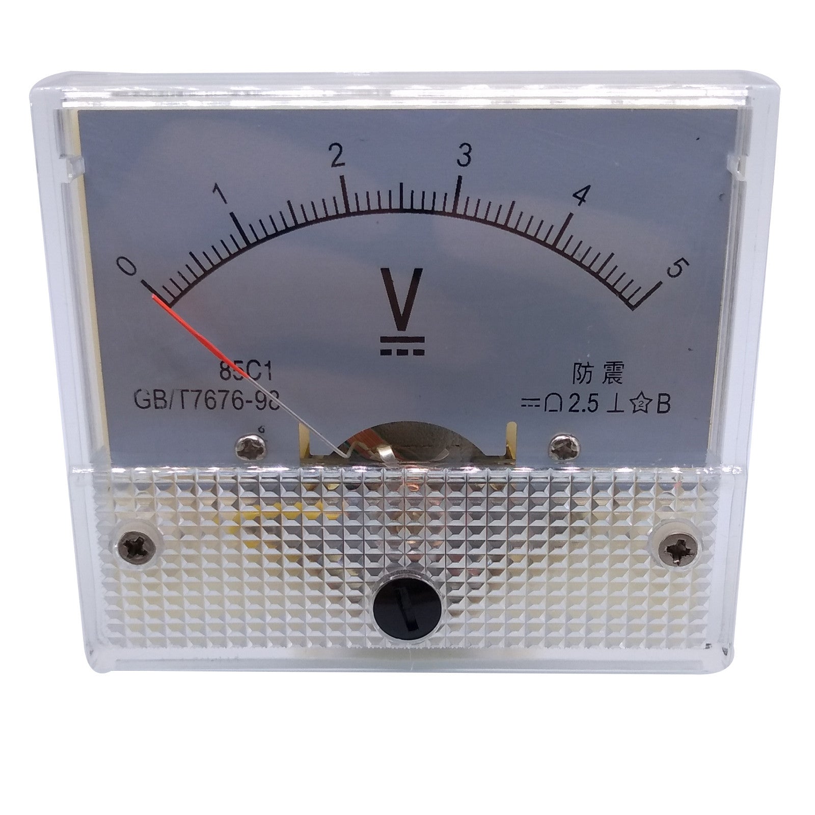 US Stock Analog Panel Volt Voltage Meter Voltmeter Gauge 85C1 0-5V DC