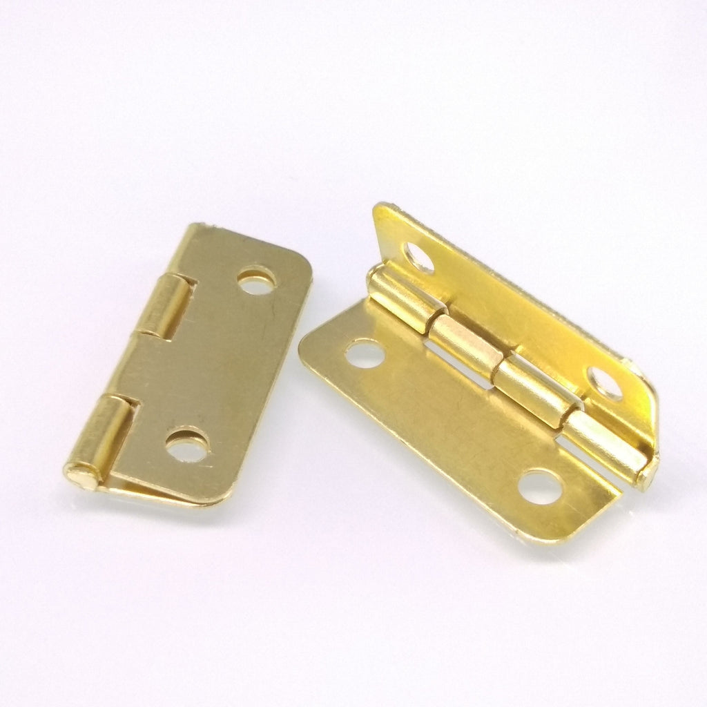 US Stock 50x Mini Jewelry Chest Gift Wine Music Box Dollhouse Cabinet Door Hinge