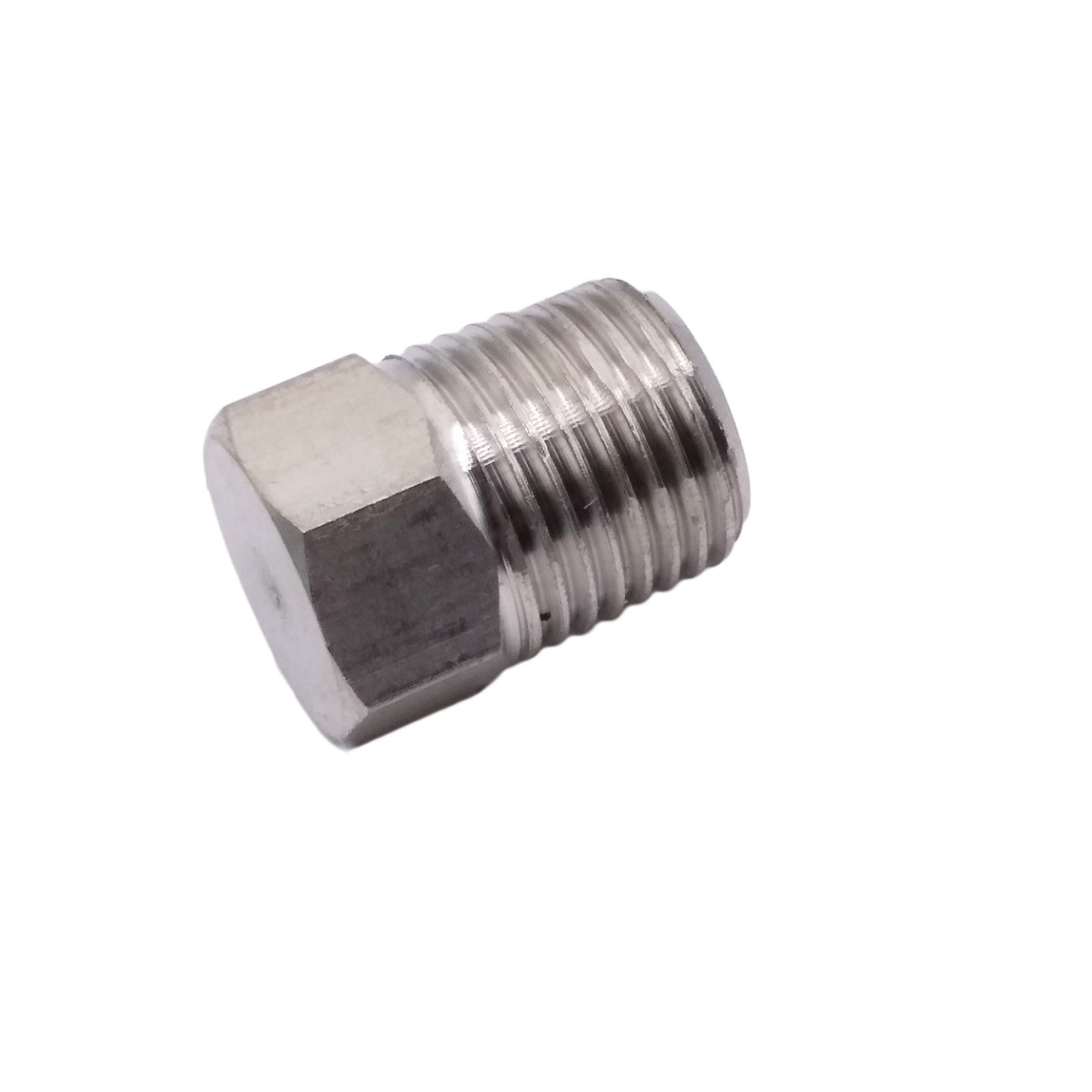US Stock 2pcs 1/8" NPT Male 304 Stainless Steel Cast Pipe Fitting Hex Head Plug