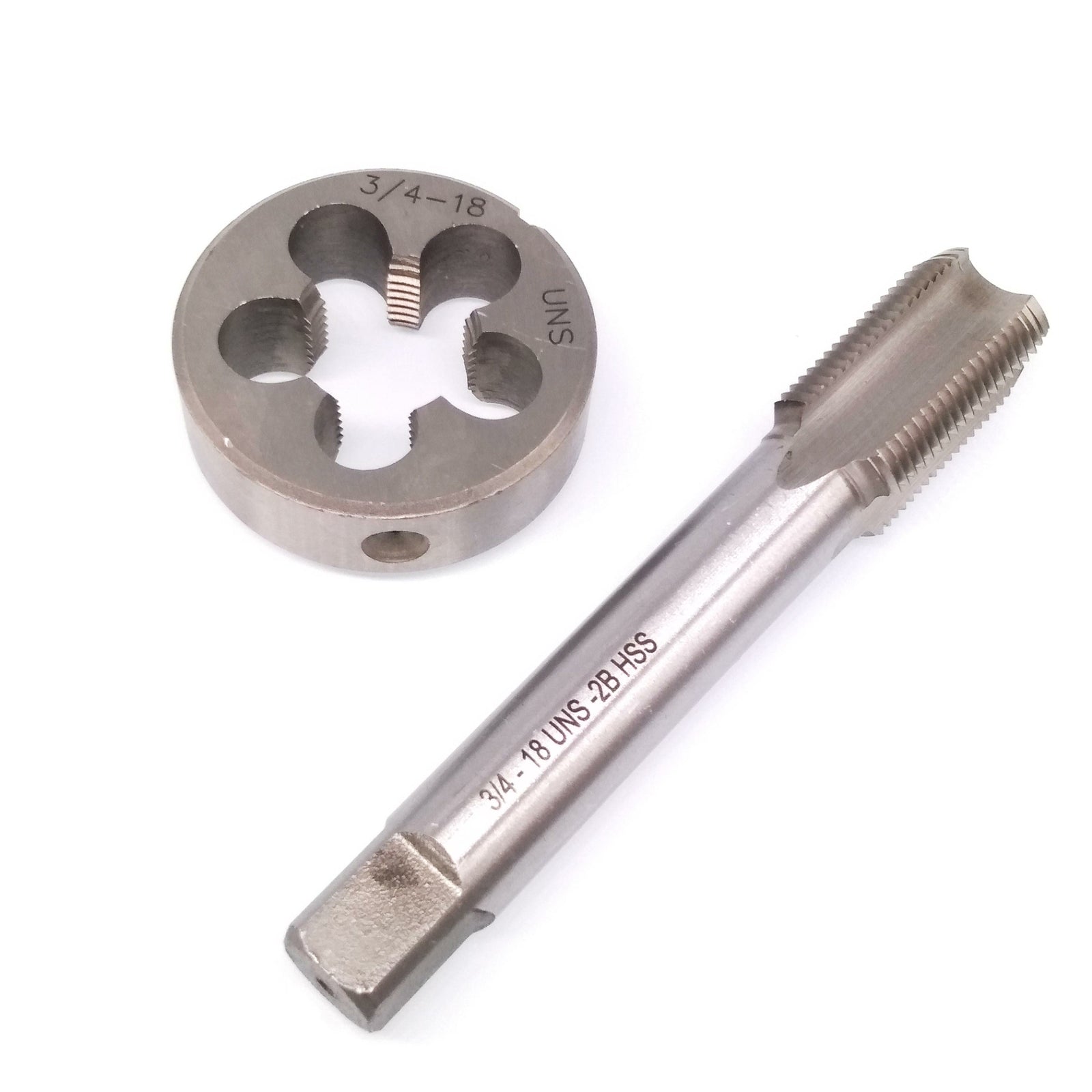 US Stock HSS 3/4-18 Tap & 3/4-18 Die Right Hand