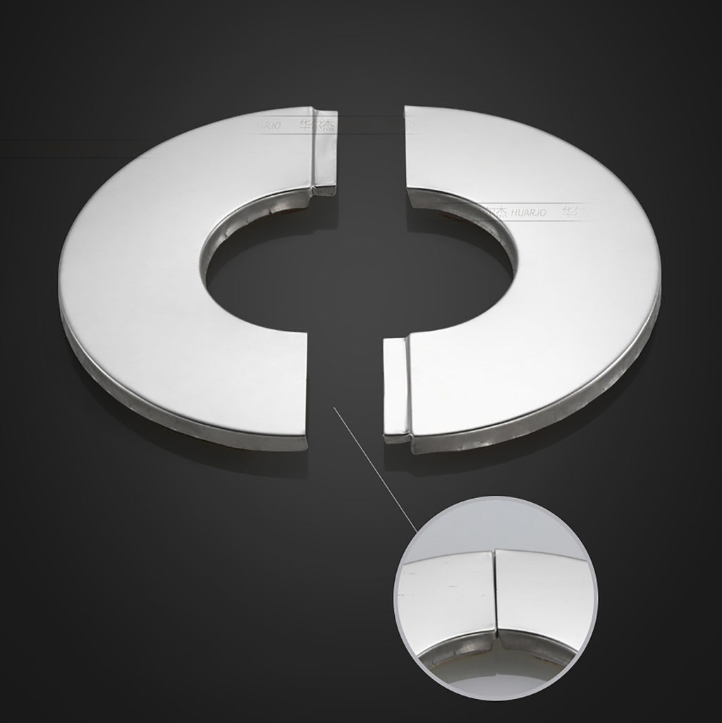 60mm Stainless steel cover rosette faucet tap cover panel can be divided