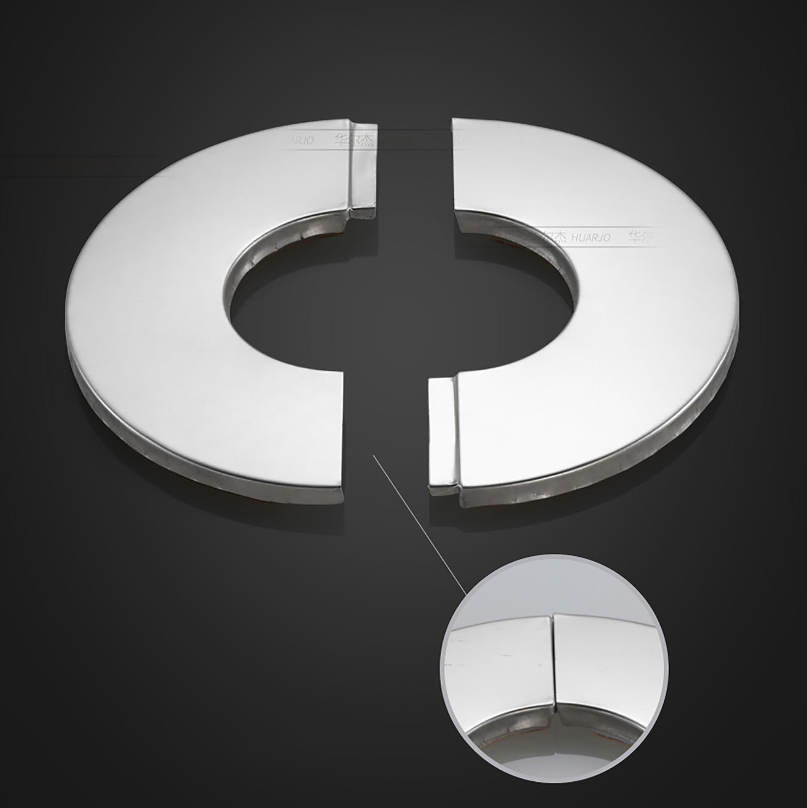 60mm Stainless steel cover rosette faucet tap cover panel can be divided