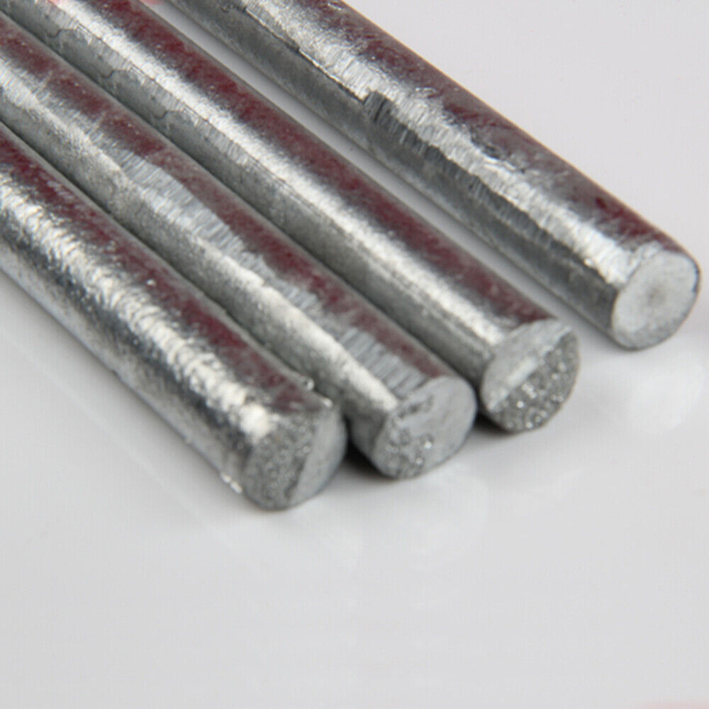 30mm ±10% x 300mm Pure Zinc Round Rod Zinc Electrode Sacrificial Anode 300mm
