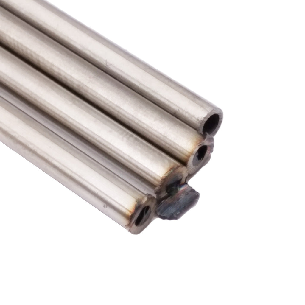 US Stock 4pcs OD 3mm ID 1mm Length 250mm 304 Stainless Steel Capillary Tube