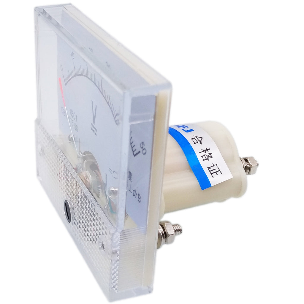 US Stock Analog Panel Volt Voltage Meter Voltmeter Gauge 85C1 0-50V DC