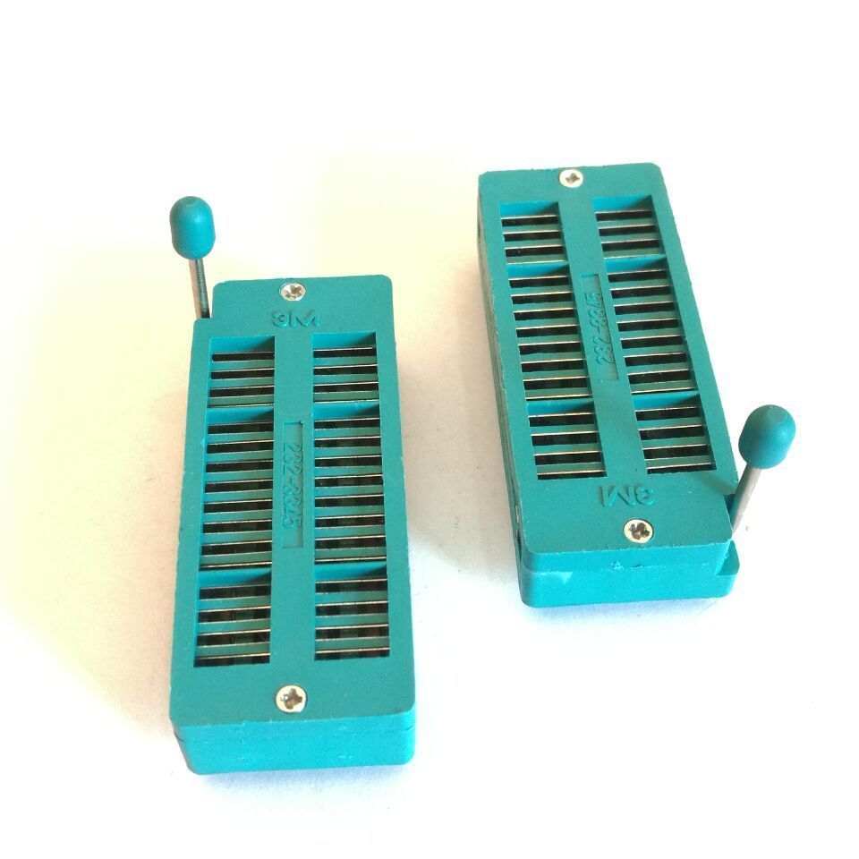 AU Stock 2x 32 Pin 2.54mm ZIF ZIP IC Test DIP Board Socket Universal 232-3345