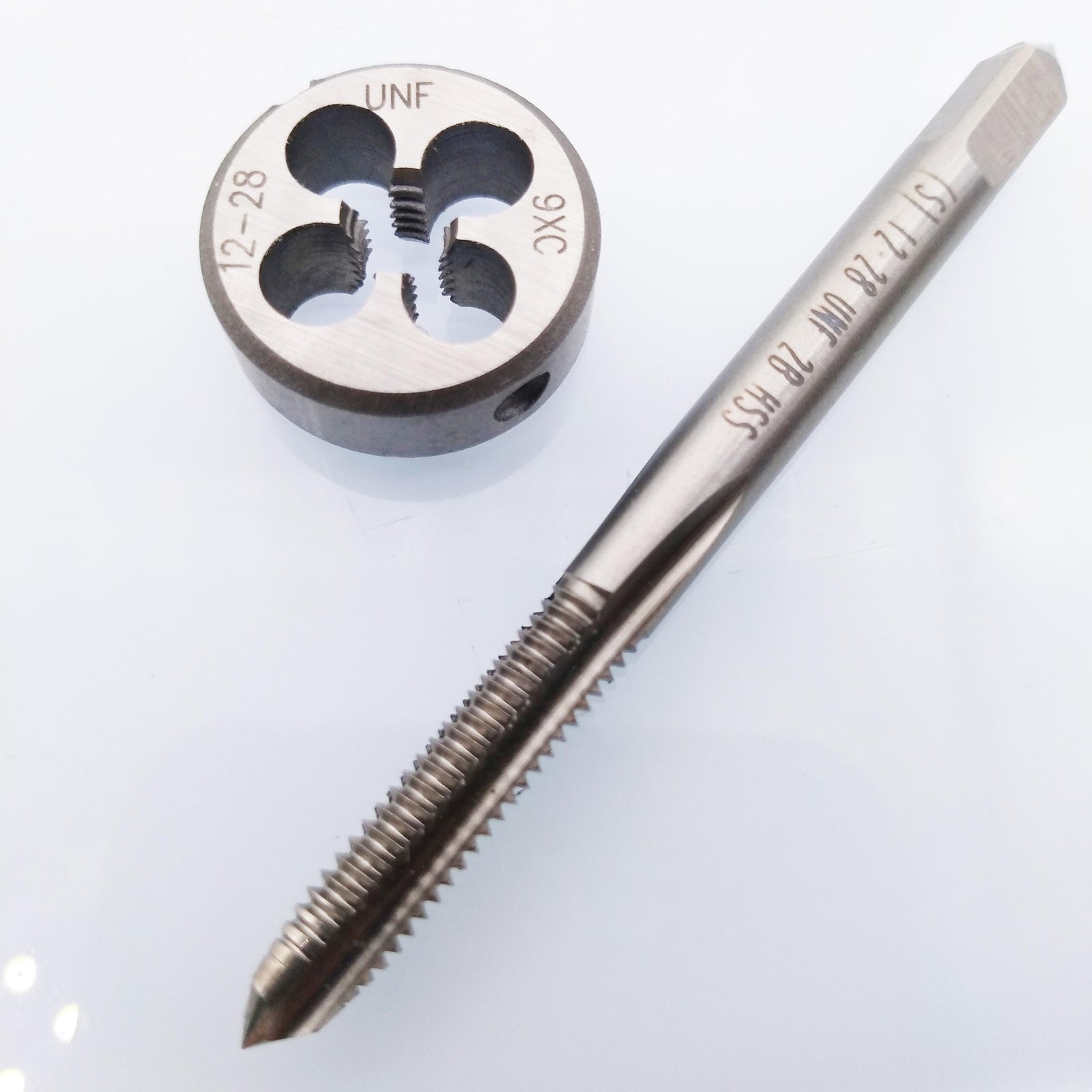 US Stock HSS 12-28 UNF Tap & 12-28 UNF Die Right Hand
