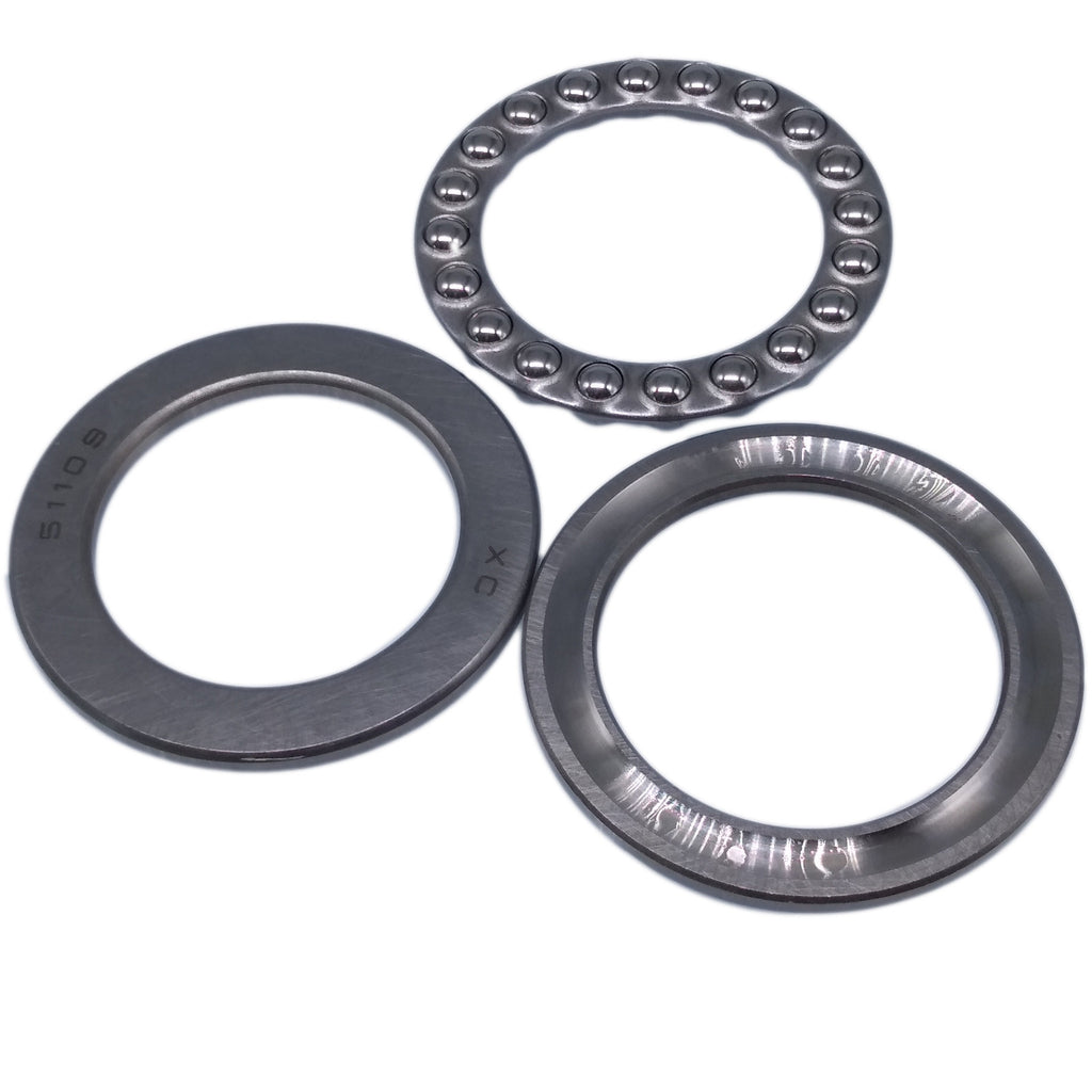 US Stock 2pcs 45 x 65 x 14mm 51109 Single Direction Thrust Axial Ball Bearings