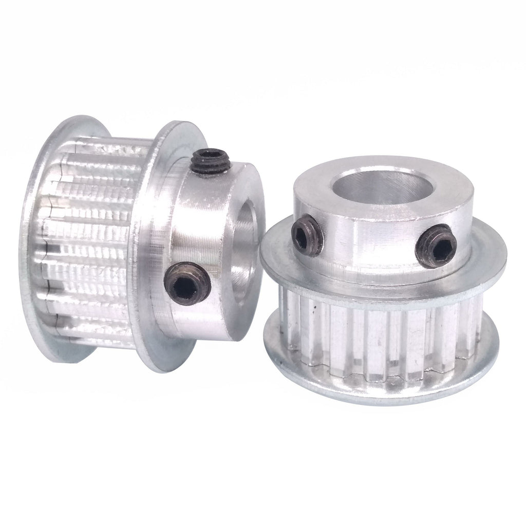 2x XL 16T Timing Belt Pulley Synchronous Wheel 12.7mm Bore For 10mm Width Belt